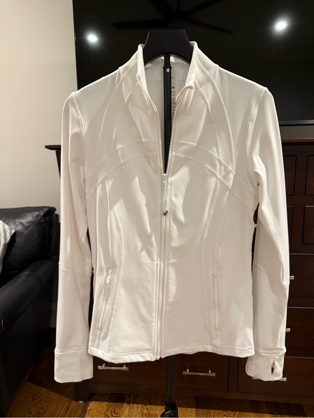 Lululemon Define Jacket in White Size 10 - Picture 2 of 5